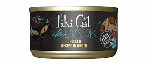 Tiki Cat After Dark Comida húmeda sin cereales para gatos